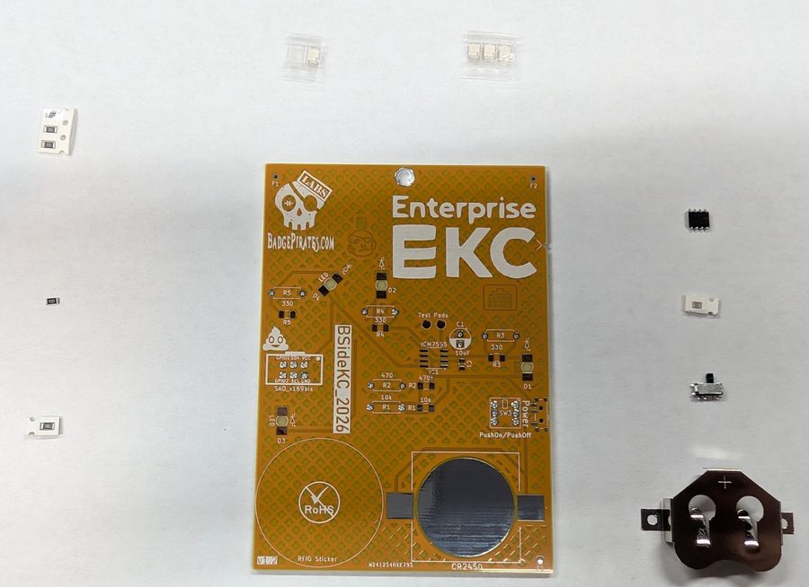 SMD component layout