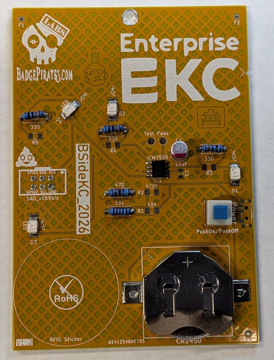 Completed through hole board