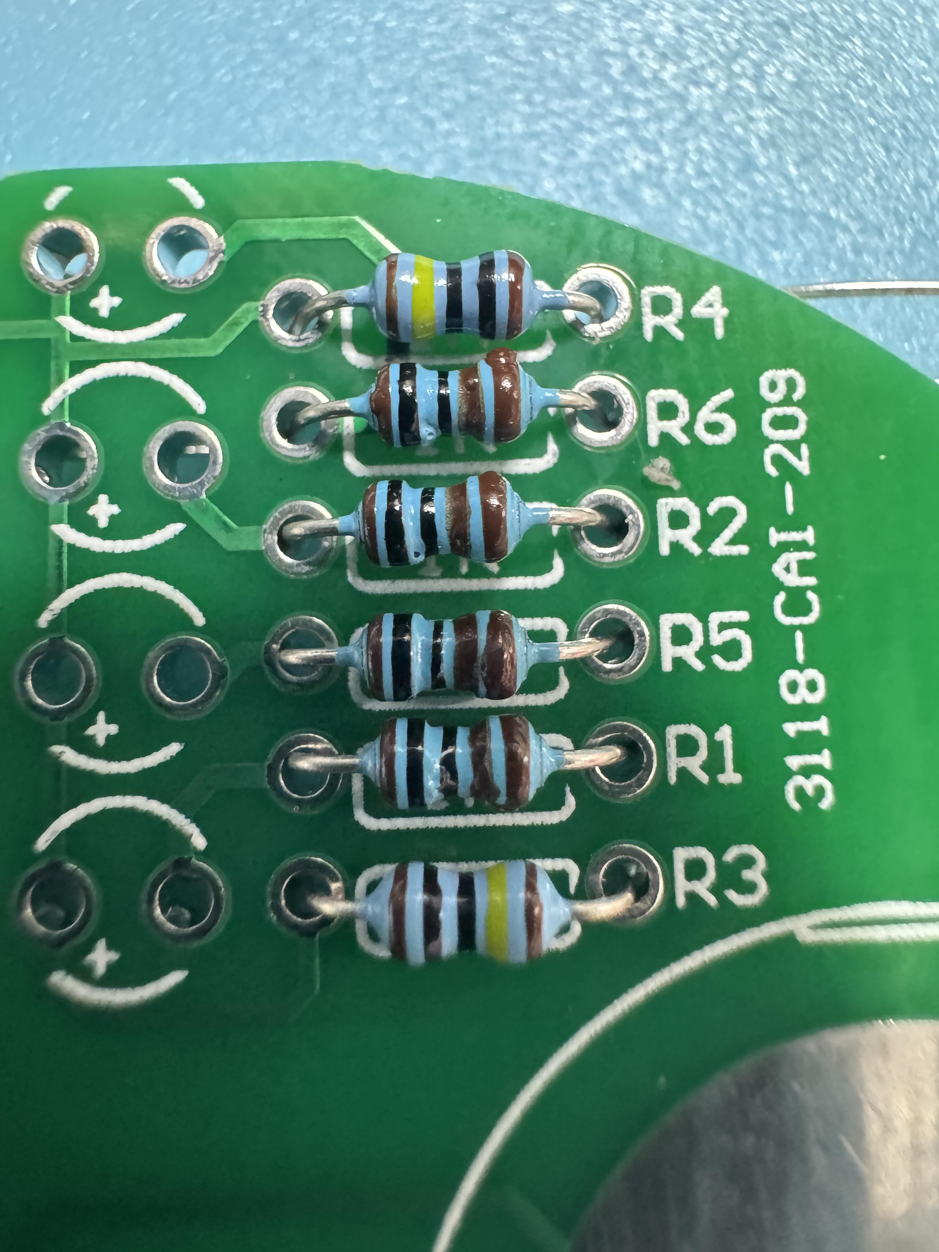 Install 1kΩ Resistors